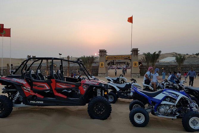 6-Hour Dubai Desert Safari with BBQ Dinner & Quad Biking - Quad biking and camel riding: two ways to feel the dunes