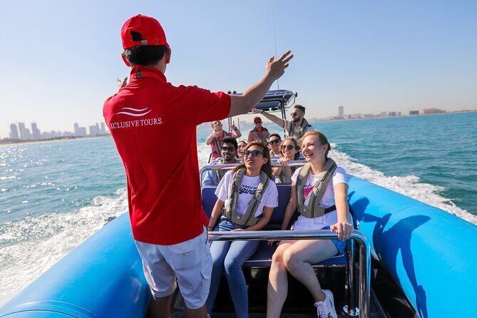 90 Minutes Speedboat Tour: Marina, Atlantis, Palm & Burj Al Arab - Atlantis, The Palm: the crown jewel from the Arabian Gulf side