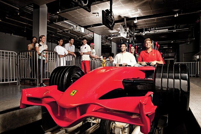 Abu Dhabi City Tour Including Ferrari World Tickets from Dubai - Yas Marina Circuit photo-stop: a quick F1 vibe before you go