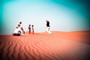 Abu Dhabi: Desert Safari with BBQ, Belly & Tannura Dance - Dune Bashing in a 4x4: Thrill, Motion, and Safety Reality