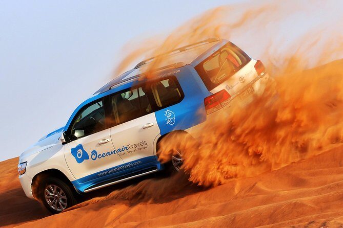Abu Dhabi: Desert Safari with BBQ, Camel Ride & Sandboarding - How pickup and the 4WD ride set your expectations