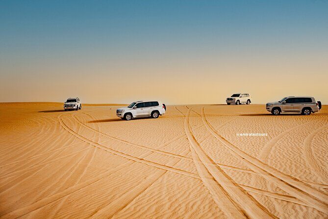 Abu Dhabi Evening Desert Safari BBQ, Camel Ride, Entertainments - Desert Camp Evening: Sheesha, Tanoura, Fire Show, and Stars