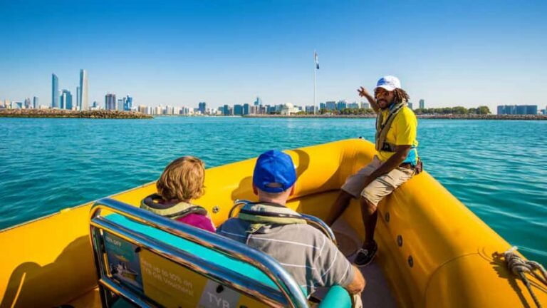 Abu Dhabi: Guided Speedboat Sightseeing Tour - The ride basics: timing, what’s included, and safety reality