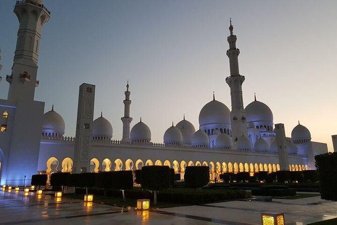 Abu Dhabi tour from Dubai small group with guide, Grand Mosque - Heritage Village and the Abrahamic Family House: learning without homework