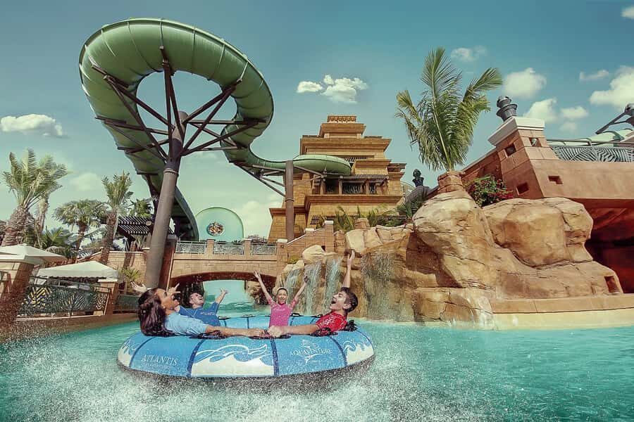 Aquaventure World Waterpark Ticket at Atlantis Dubai - Logistics that actually affect your comfort: socks, towels, lockers, rules