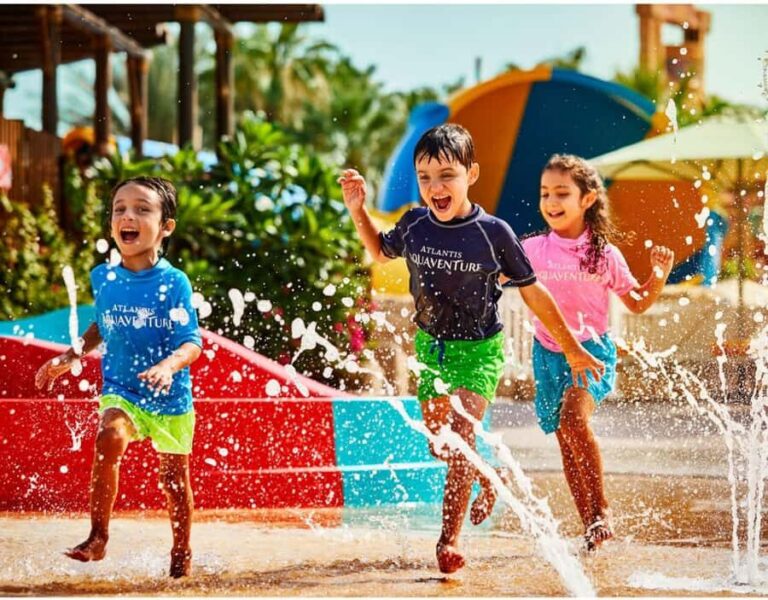 Aquaventure World Waterpark Ticket at Atlantis Dubai - Odyssey of Terror and Leap of Faith: rides that shape your route