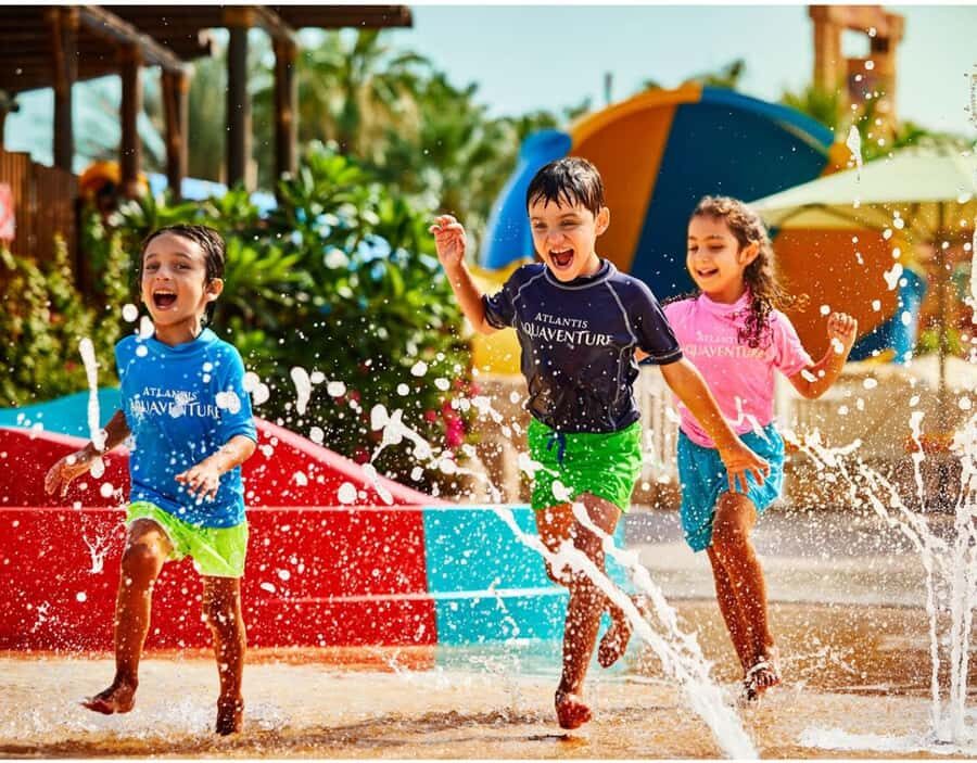 Aquaventure World Waterpark Ticket at Atlantis Dubai - Odyssey of Terror and Leap of Faith: rides that shape your route