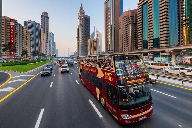 Big Bus Dubai Hop-On, Hop-Off Sightseeing Tour by Open-Top Bus - Your Route Reality: Red for Old Dubai vs Blue for New Dubai