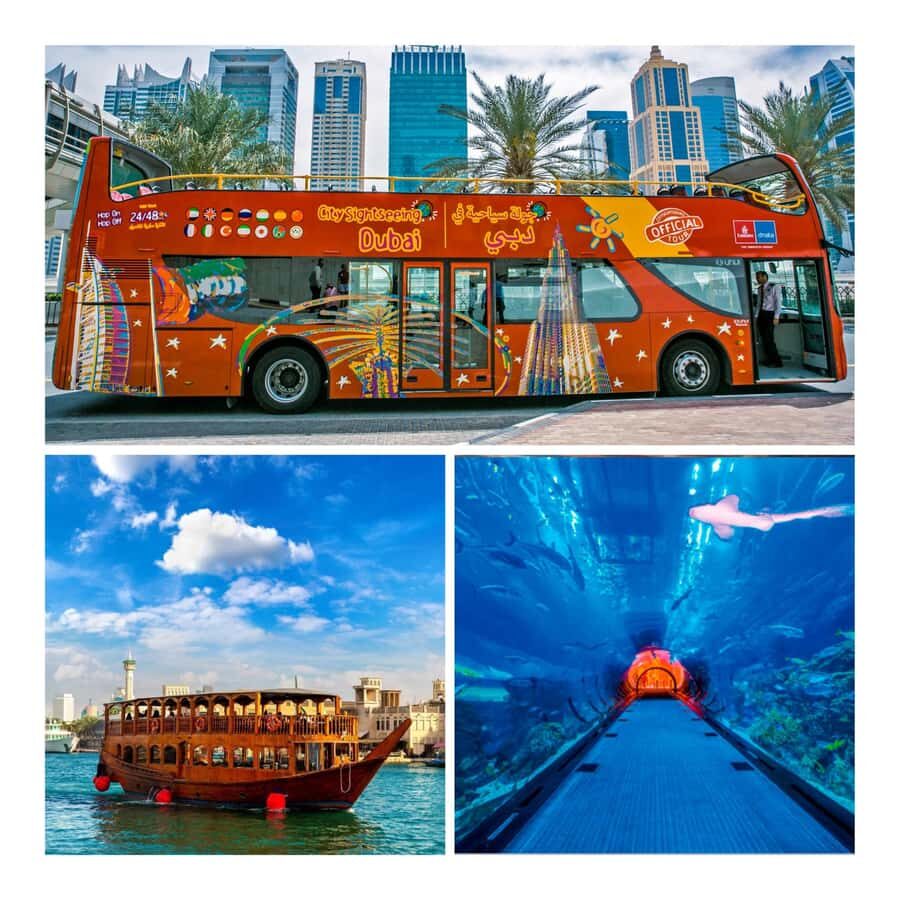 City Sightseeing Dubai Hop-On Hop-Off Bus Tour & Dhow Cruise - Key things to know before you ride