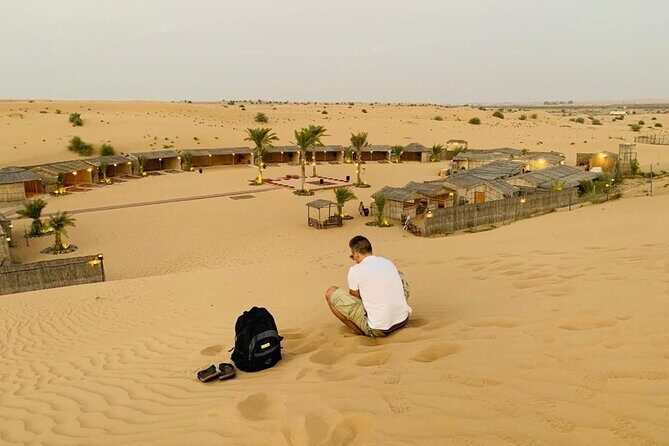 Desert Safari Experience with Dune Bashing and Dinner in Dubai - Shisha, Shwarma or Falafil, and the Pre-Show Build-Up
