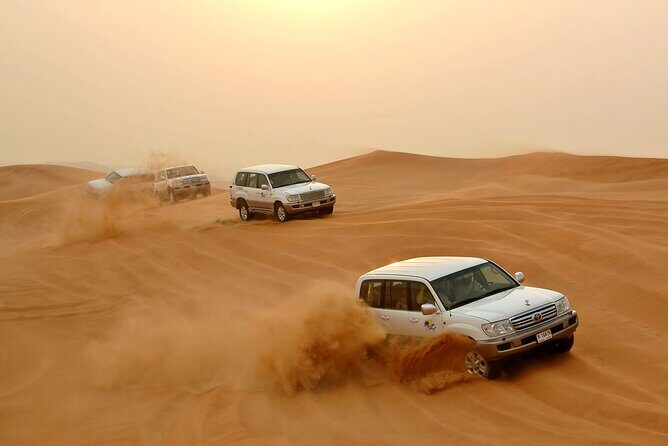 Desert Safari Experience with Dune Bashing and Dinner in Dubai - 4x4 Dune Bashing at Sunset: Thrill Ride With One Serious Planning Note