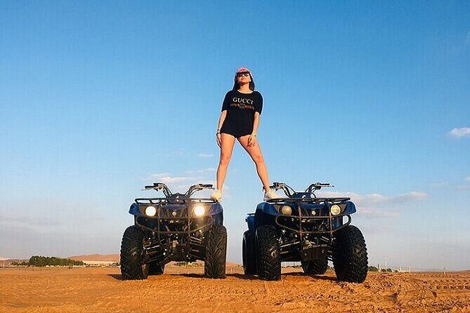 Desert Safari With BBQ Dinner, Quad Ride And And Sand-boarding - Lahbab Desert: Why This Combo Works as a First Safari