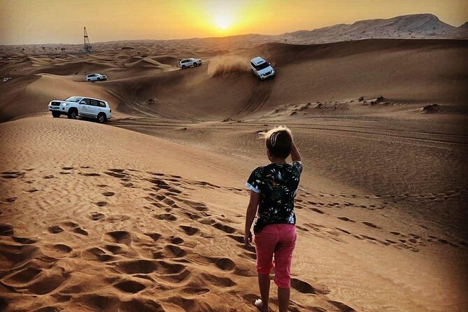 Desert Safari With BBQ Dinner, Quad Ride And And Sand-boarding - Dune Bashing in Lahbab Red Dunes: The Adrenaline Core