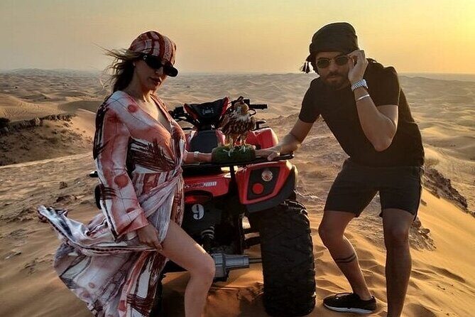 Desert Safari With BBQ Dinner, Quad Ride And And Sand-boarding - Sandboarding, Camel Ride, and the Small Extras That Add Flavor