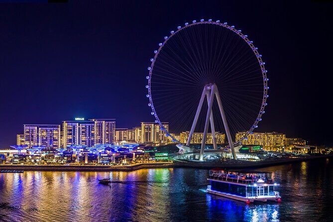 Dubai: 1-Hour Ain Boat Cruise - Stop 1: Dubai Marina canal views with JBR and yachts up close