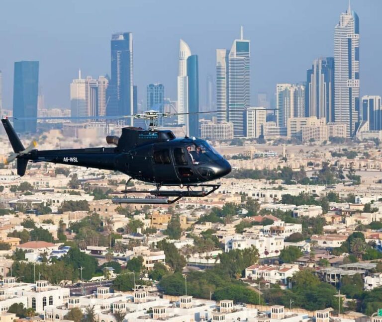 Dubai: 17-Minute Helicopter Tour over Palm Jumeirah - The 17-minute route: Burj Al Arab to Palm to Burj Khalifa