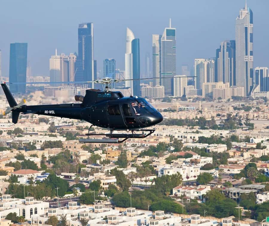 Dubai: 17-Minute Helicopter Tour over Palm Jumeirah - The 17-minute route: Burj Al Arab to Palm to Burj Khalifa