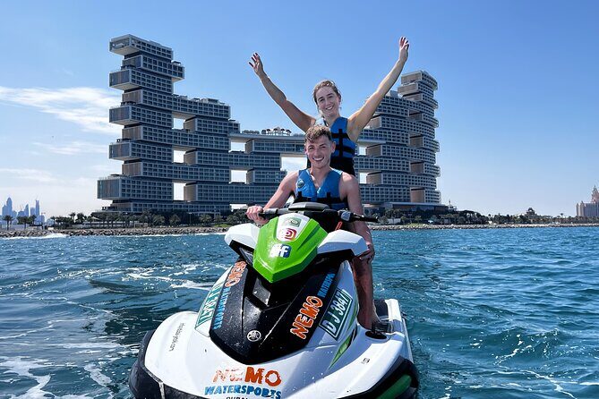 Dubai 1h Jet Ski, Burj Al Arab, Atlantis, Ice Cream, Photo, Video - Landmark Stops: Burj Al Arab and Atlantis From the Water