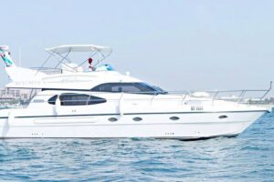 Dubai 3 Hour Private Luxury Yacht Charter with Jet Ski Option - Bluewaters, Ain Dubai, and JBR: See the City’s Edge from the Water
