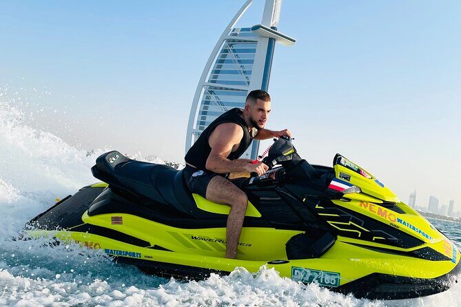 Dubai: 30min Jet Ski: Burj Al Arab w Pics, Videos, free Ice Cream - Why Burj Al Arab Views Happen Fast (Not Later)