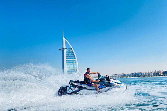 Dubai: 30min Jet Ski: Burj Al Arab w Pics, Videos, free Ice Cream - Price and Value: $69.66 for 30 Minutes That Feel Like More
