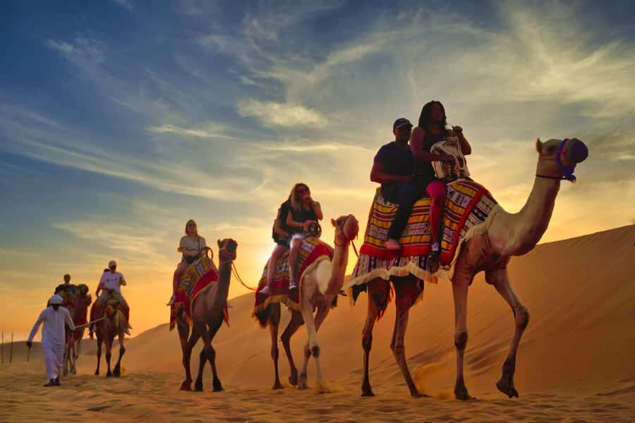 Dubai: Al Khayma Camp Experience with BBQ Dinner - Enter Al Khayma Camp: a desert evening with structure