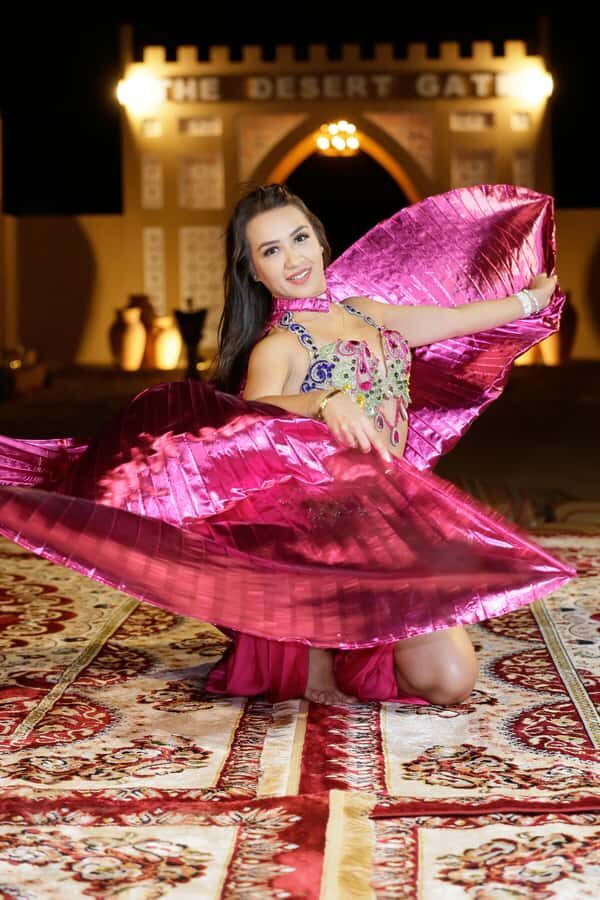 Dubai: Bedouin Camp, Dune Safari, Falcon Show & BBQ Dinner - BBQ dinner stations under the stars: what you’ll actually get