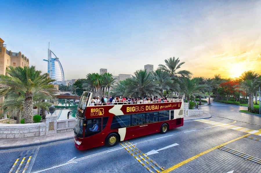 Dubai: Big Bus Hop-On Hop-Off Tour & Optional Dhow Cruise - The Red Route and Blue Route: what each one is best for