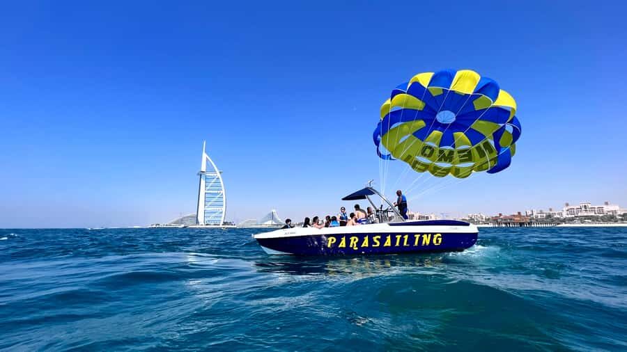 Dubai: Burj Al Arab Parasailing, Ice Cream, Pics, and Videos - Photos and Videos: GoPro Packages and Phone-Friendly Help