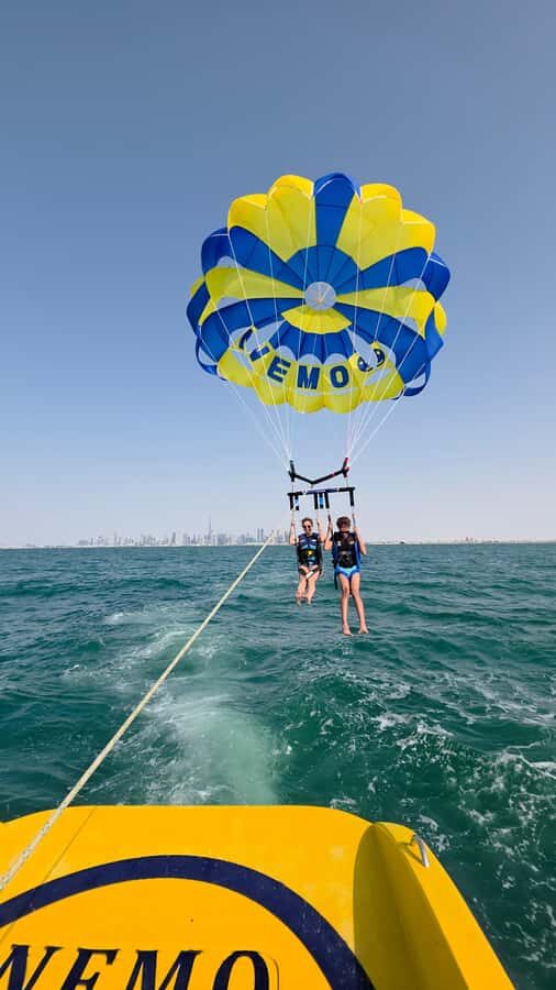 Dubai: Burj Al Arab Parasailing, Ice Cream, Pics, and Videos - Ice Cream and Small Comfort Wins That Matter in Dubai Heat