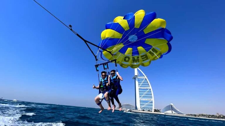 Dubai: Burj Al Arab Parasailing, Ice Cream, Pics, and Videos - How the 1-Hour Flow Works (and Why the Timing Feels Better Than You’d Expect)