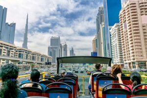 Dubai: City Sightseeing HOHO Bus Tour + Sunset & Night Tour - Red Route (historic side): Old Souk, Creek, and the Dubai Frame