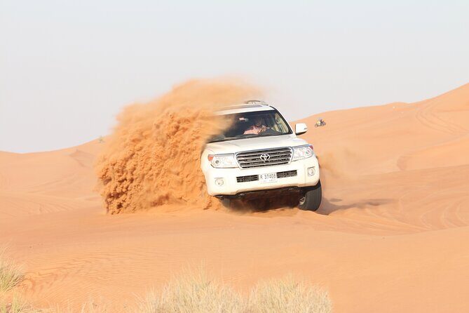 Dubai Desert Bespoke: Red Dunes Safari, Camel Ride & BBQ Options - Dune Bashing and the Sunset Photo Stop: 30–45 Minutes of Pure Off-Road Fun