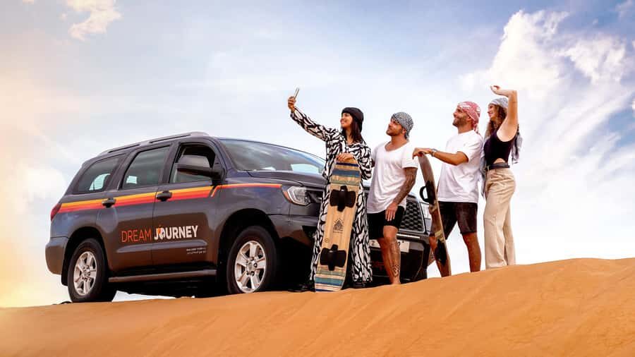 Dubai Desert Safari - Camel Ride, Sandboarding & 30 Min Quad - Quick hits before you go