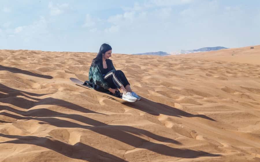 Dubai: Desert Safari, Quad Bike, Camel Ride and Sandboarding - Sunset Photos: The Moment Everyone Wants, Without the Fuss