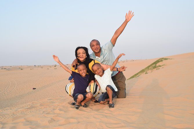 Dubai Desert Safari with BBQ, 3 Shows & Camel Ride at Majlis Camp - Henna, Arabic Clothing Photos, and Hookah Time at the Camp