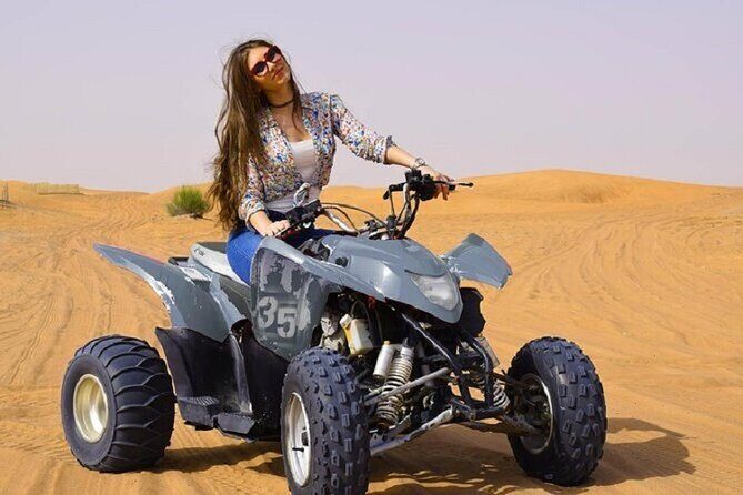 Dubai Desert Safari With BBQ, Quad Bike And Camel Ride - Stop at Dubai Explorers: where the action starts