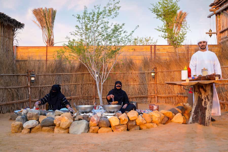 Dubai: Desert Safari with Camp, Dinner, & Optional Overnight - Camp Arrival: Mocktail, Tent Details, and Getting That Desert-Party Feeling
