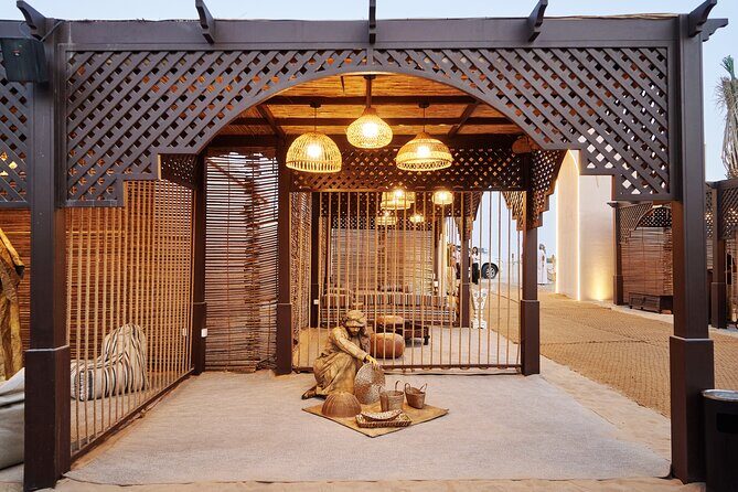 Dubai Evening Desert Safari BBQ Dinner & Transfer to Noble Camp - Dune Bashing and Sandboarding at Lahbab: The Thrill Block
