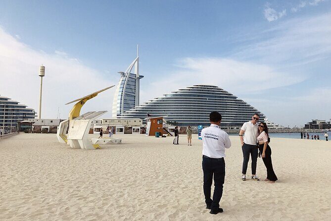 Dubai Full Day Tour with Entry Ticket to Burj Khalifa at the Top - Jumeirah Public Beach and Jumeirah Mosque: photos are easy, entry can be tricky