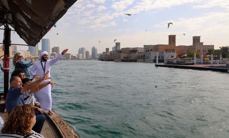 Dubai: Half-Day City Tour with Blue Mosque, Creek, and Souks - Al Farooq Omar Bin Al Khattab Mosque: a quieter stop with real context