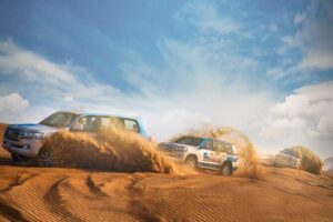Dubai: Half-Day Desert Safari, Camels, Quad Bike & Refreshments - From your hotel to Lahbab: the 4WD ride and camp welcome