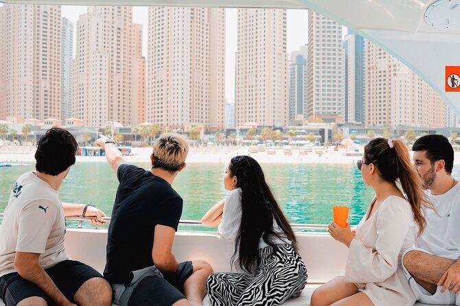 Dubai Harbour Luxury Yacht Tour with BBQ & Drinks - Skydive Dubai jumpers: the surprise stop that adds energy