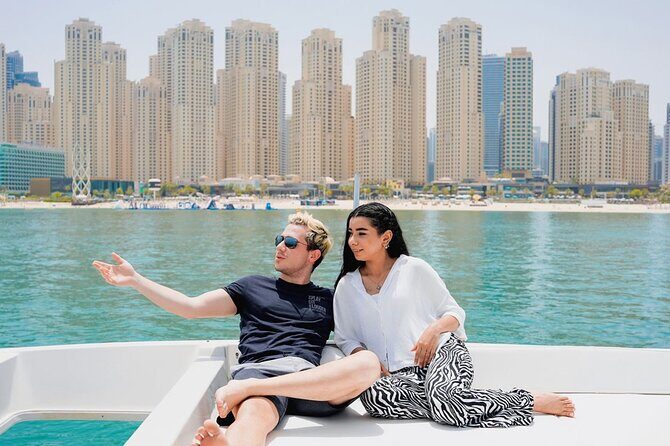 Dubai Harbour Luxury Yacht Tour with BBQ & Drinks - Palm Jumeirah up close, then the Burj Al Arab photo moment
