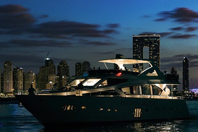 Dubai Harbour Luxury Yacht Tour with BBQ & Drinks - Dubai Marina and the JBR shoreline: where the city feels close