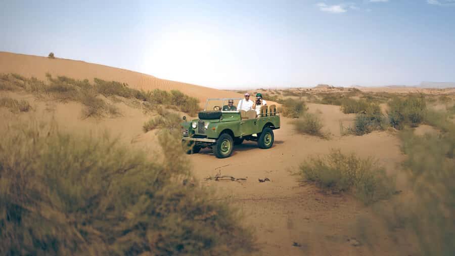 Dubai: Heritage Safari in Vintage Land Rover with Dinner - Key highlights at a glance