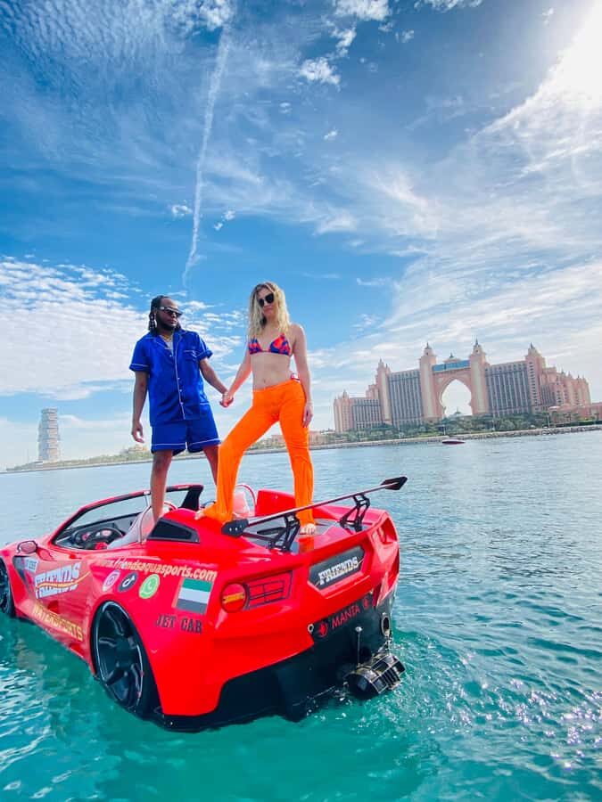 Dubai: Jet Car to Burj Al Arab with Breakfast and Soft drink - Breakfast, soft drinks, and the comfort extras that matter