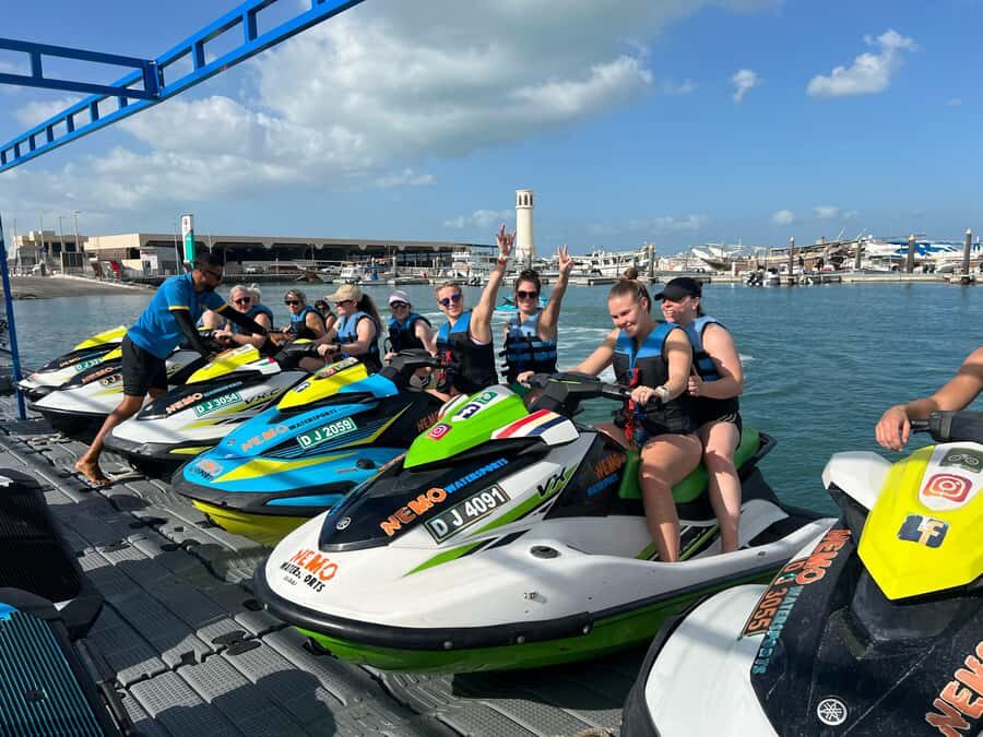 Dubai: Jet Ski to Atlantis with Videos, Photos and Ice Cream - Palm Jumeirah: riding the man-made island from the sea