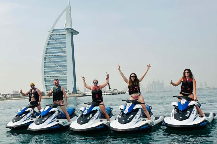 Dubai: Jet Ski Tour of Burj Al Arab with Photos - The 30-Minute Jet Ski Ride: Fast, Scenic, and Short Enough to Stay Fun