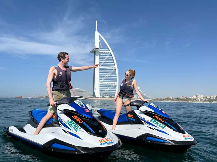 Dubai: Jetski to Burj Arab-Atlantis w Pic, Video & Icecream - Key things to know before you ride